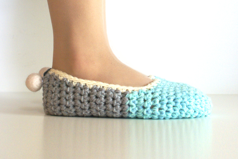 crochet house slippers